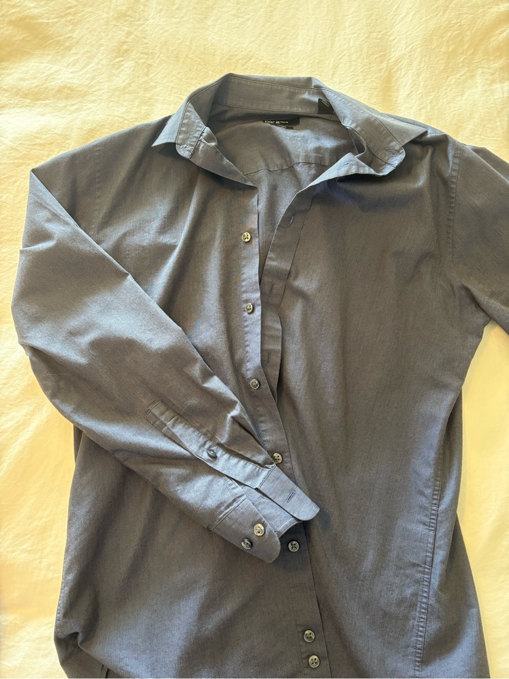 Bar III Men's Slate Grey Dress Shirt 15 1/2